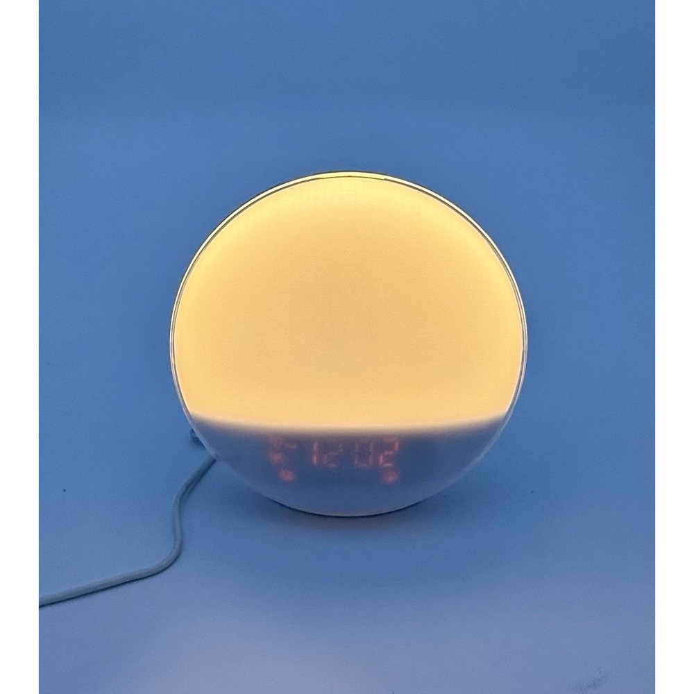 Sunrise Alarm Clock Wake Up Light FM Radio LED Night Light USB Charging Port